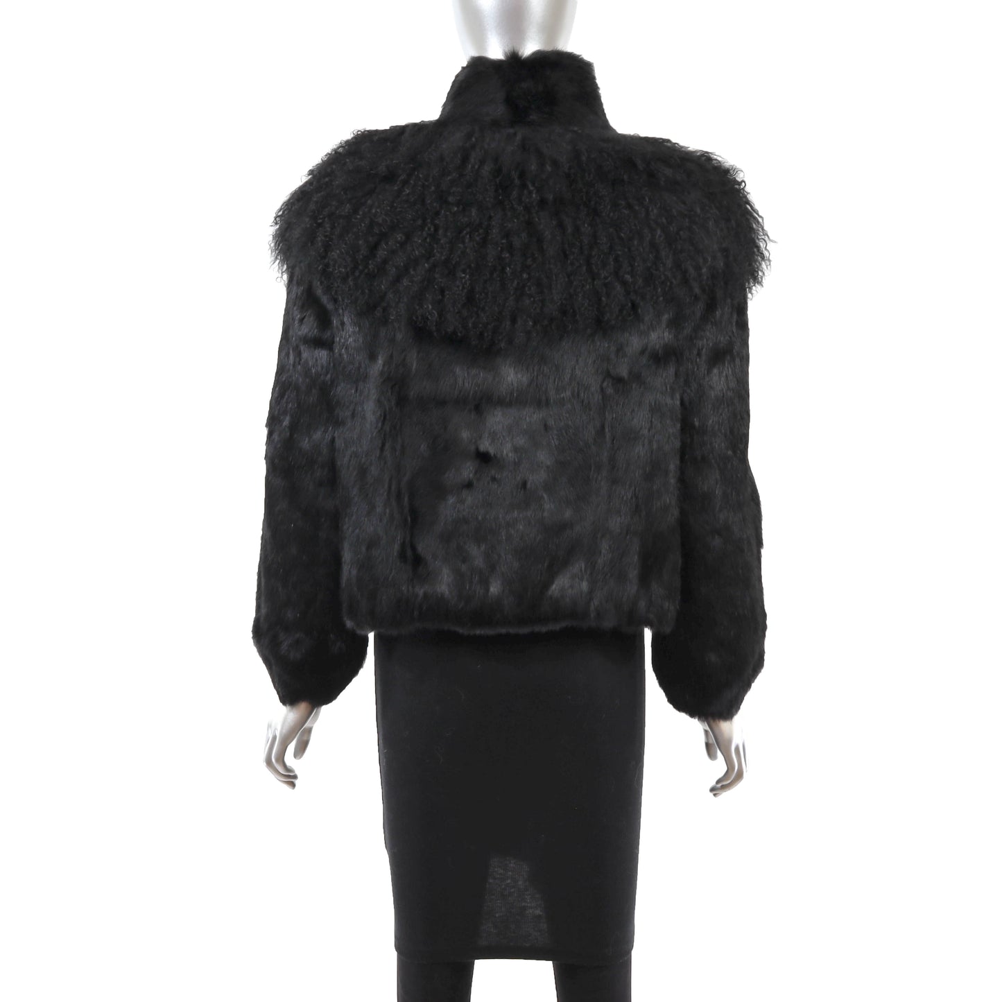 Black Rabbit and Lamb Jacket- Size M