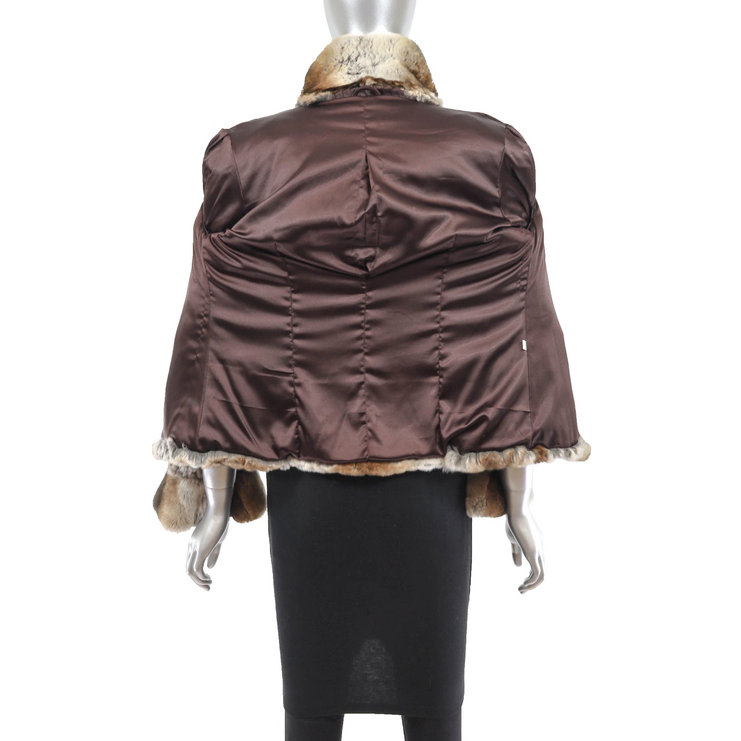 Rex Rabbit Jacket with Ruffles- Size S