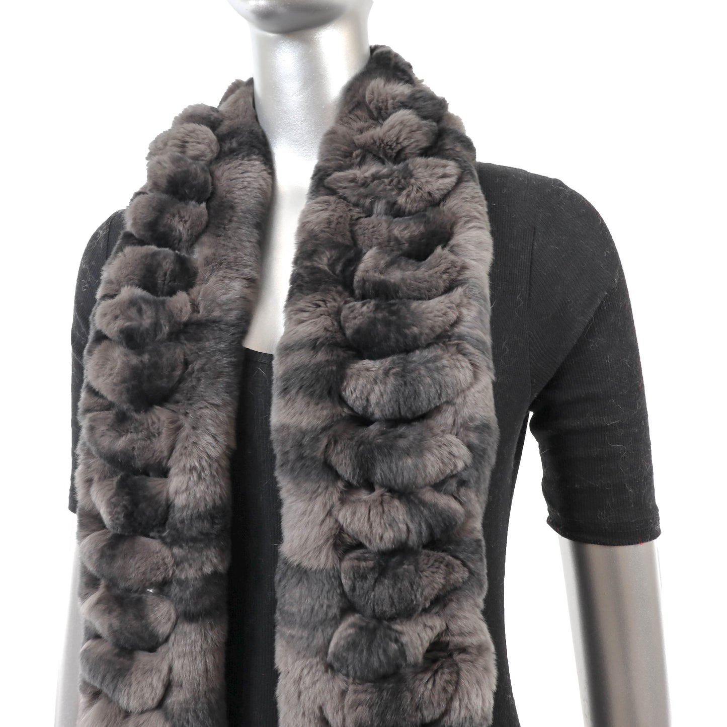Grey Rabbit Scarf- Size Free