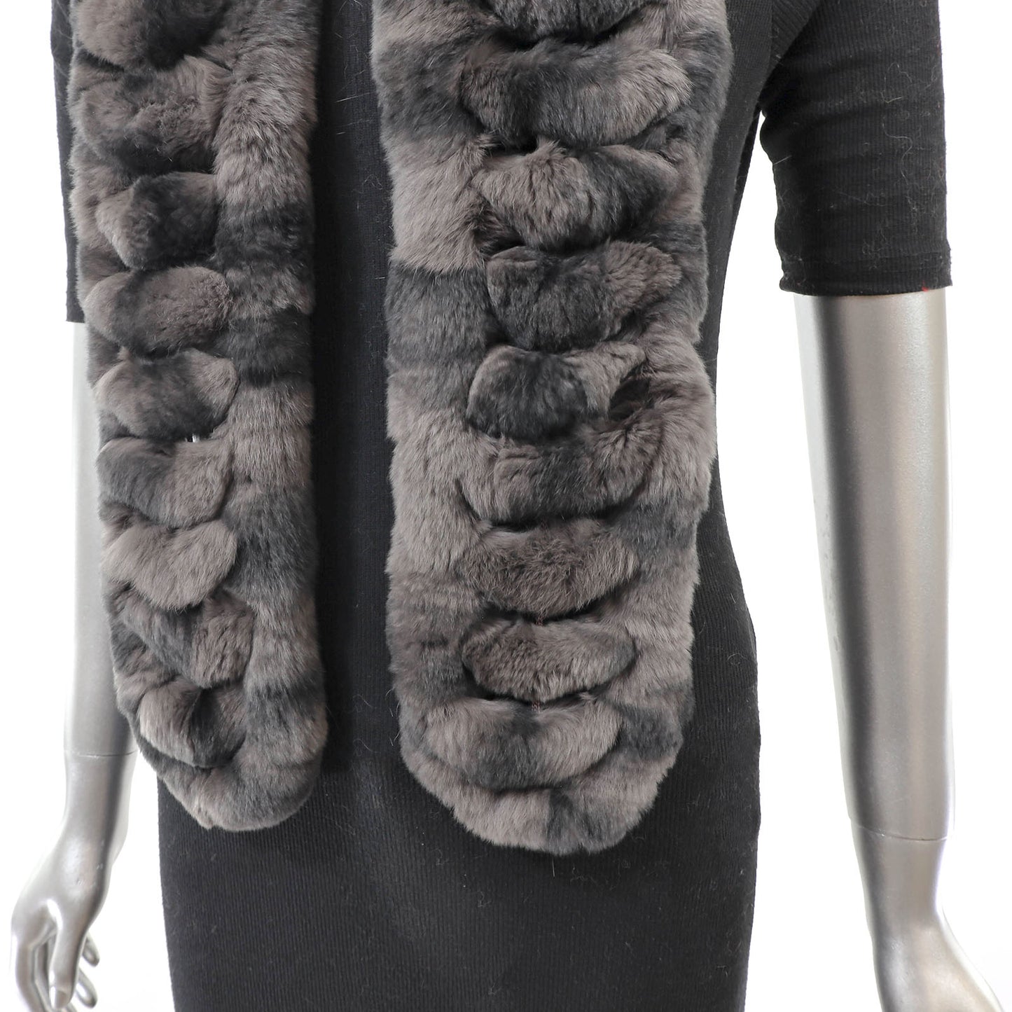 Grey Rabbit Scarf- Size Free