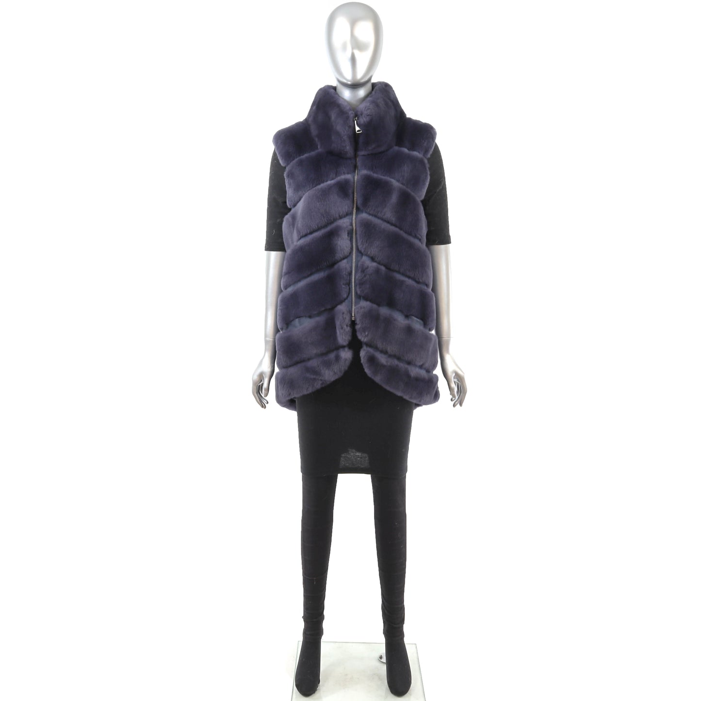 Navy Rex Rabbit Vest- Size S