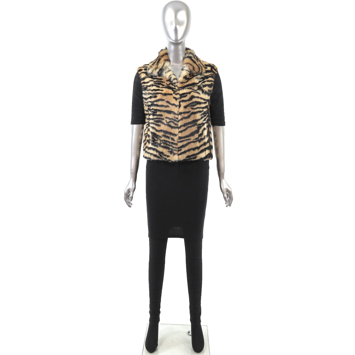 Animal Printed Rabbit Vest- Size S