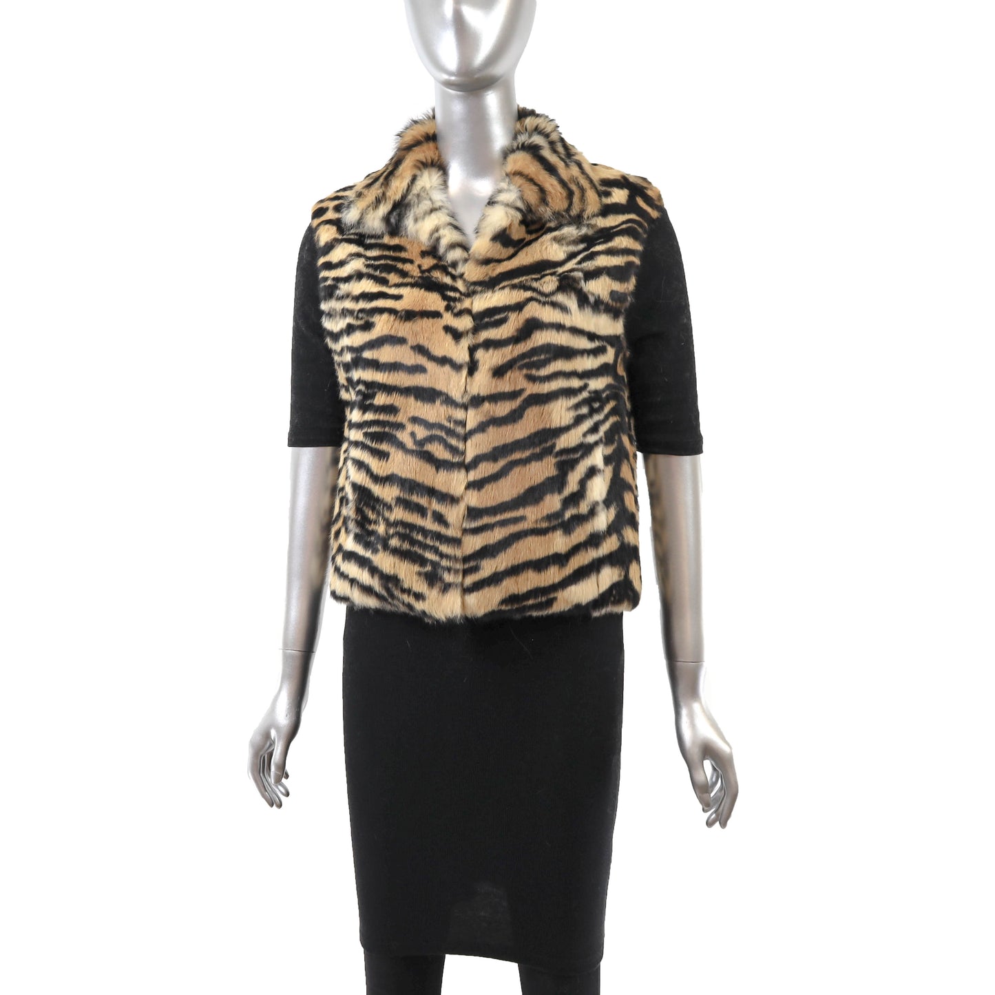 Animal Printed Rabbit Vest- Size S