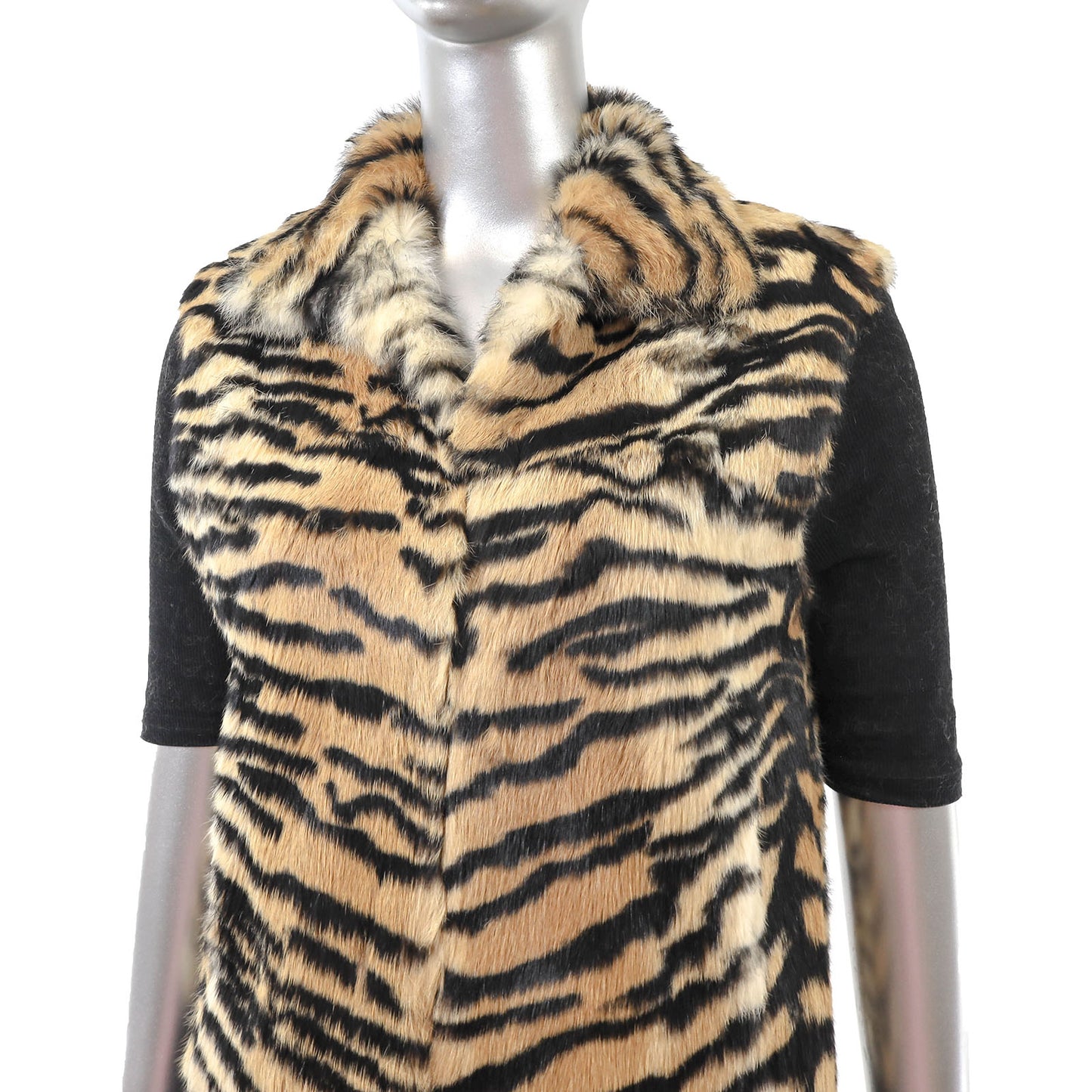 Animal Printed Rabbit Vest- Size S