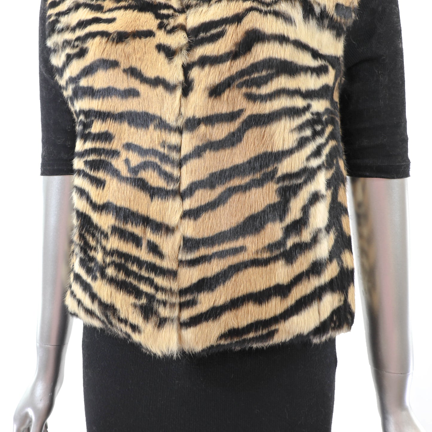 Animal Printed Rabbit Vest- Size S