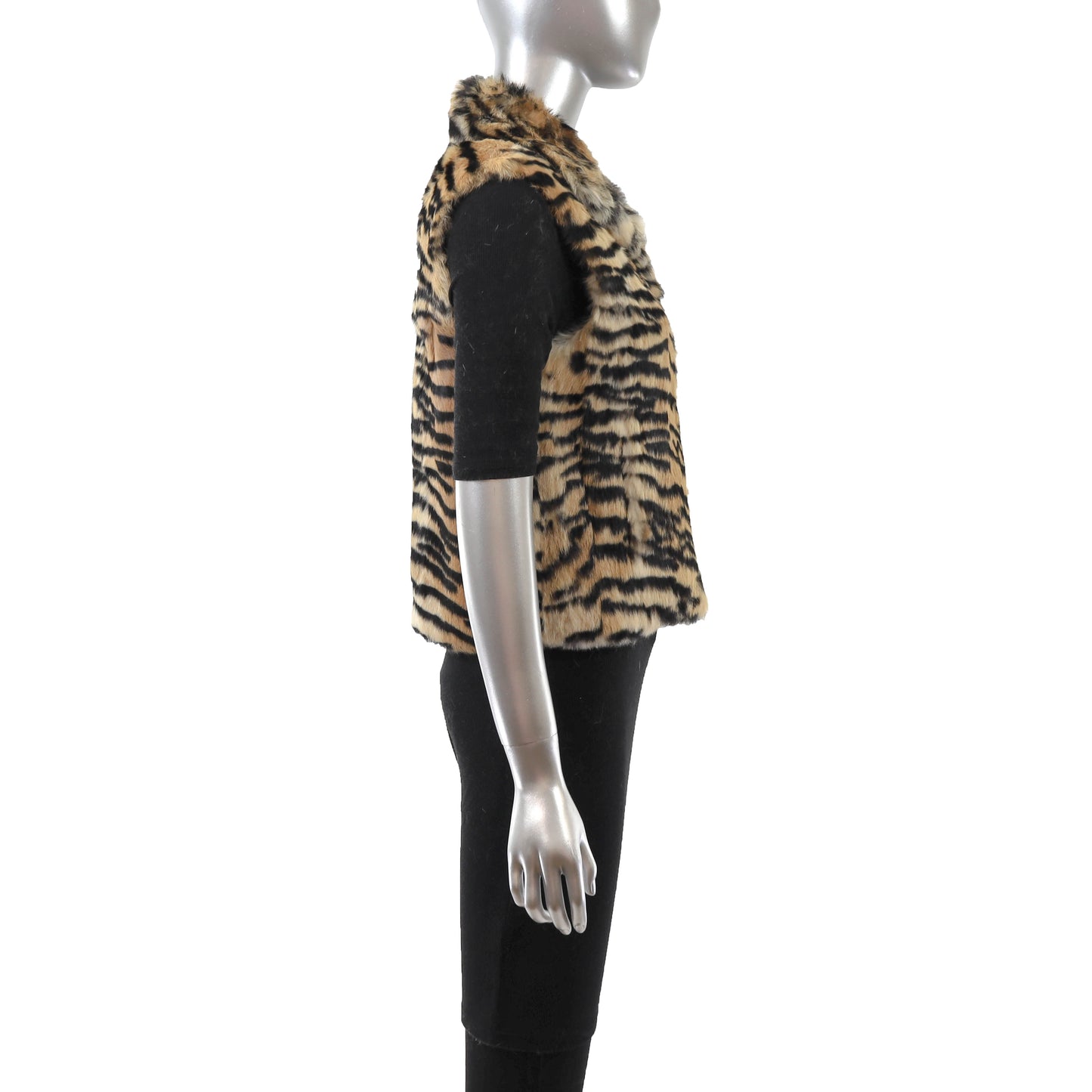 Animal Printed Rabbit Vest- Size S