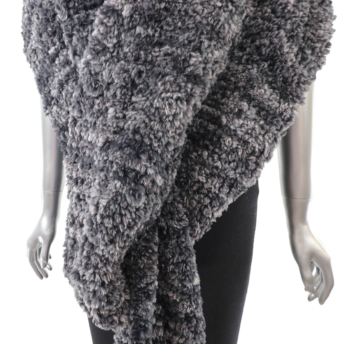 Knitted Rex Rabbit Wrap- Size Free