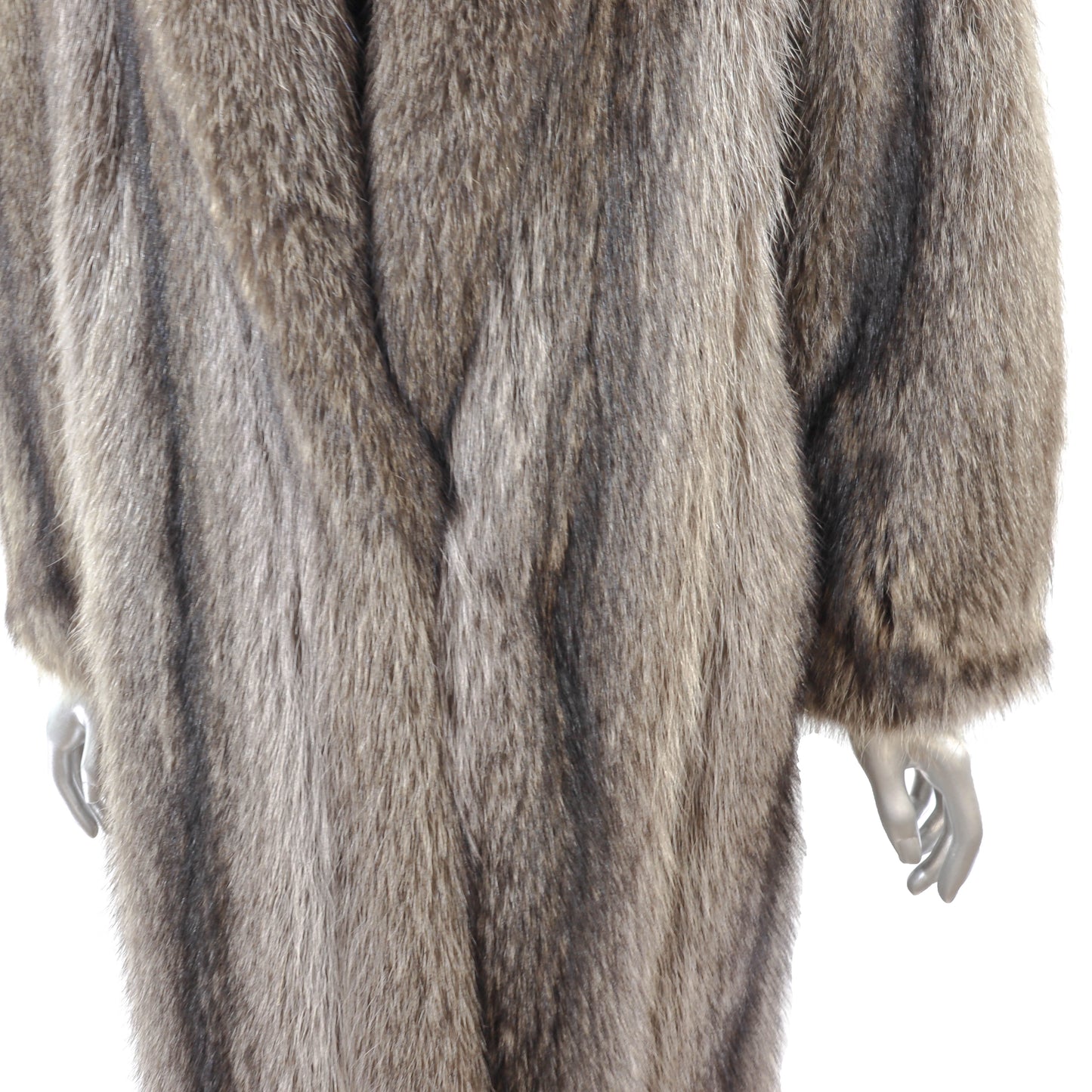 Evans Raccoon Coat- Size XL