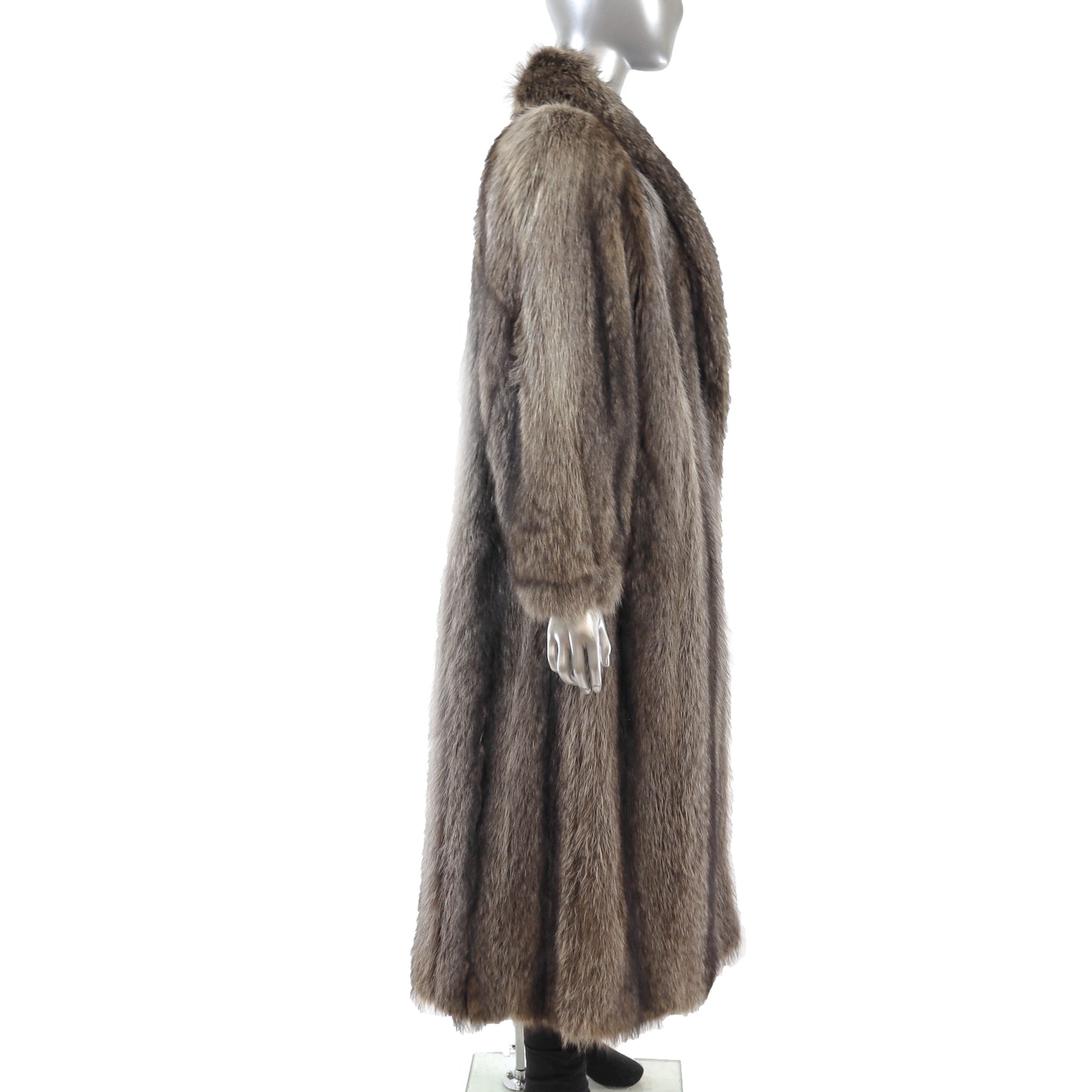 Evans Raccoon Coat- Size XL