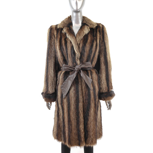 Raccoon Coat- Size XL