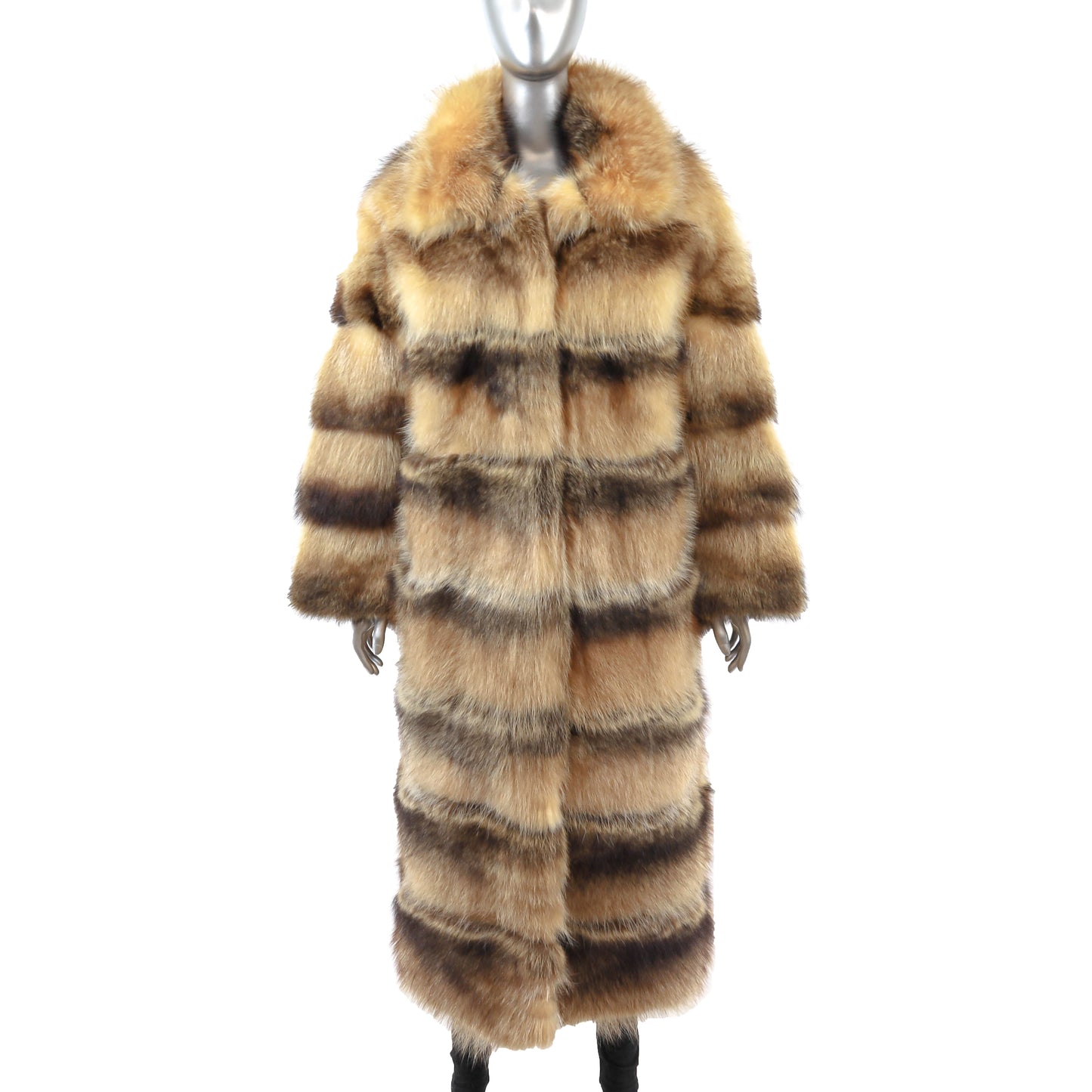 Blonde Raccoon Coat- Size L