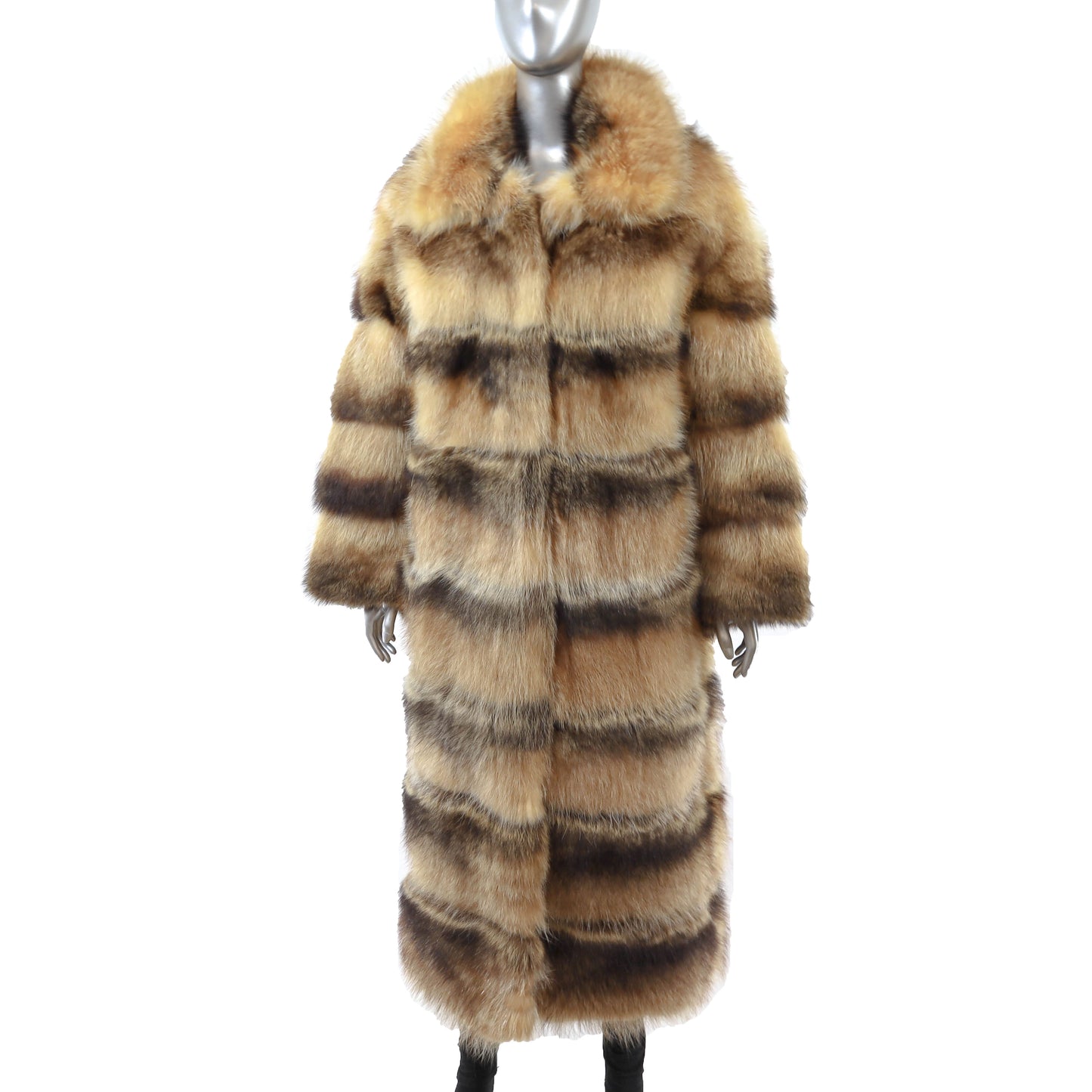Blonde Raccoon Coat- Size L