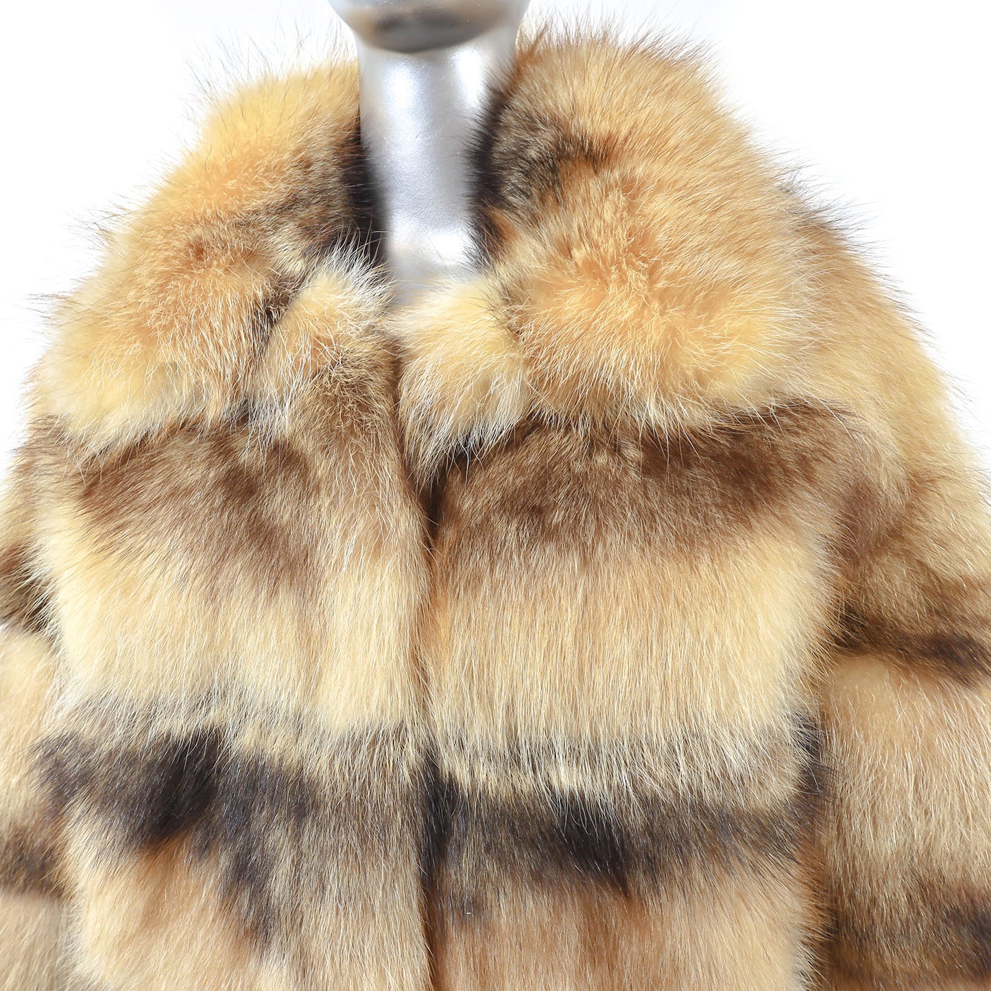 Blonde Raccoon Coat- Size L