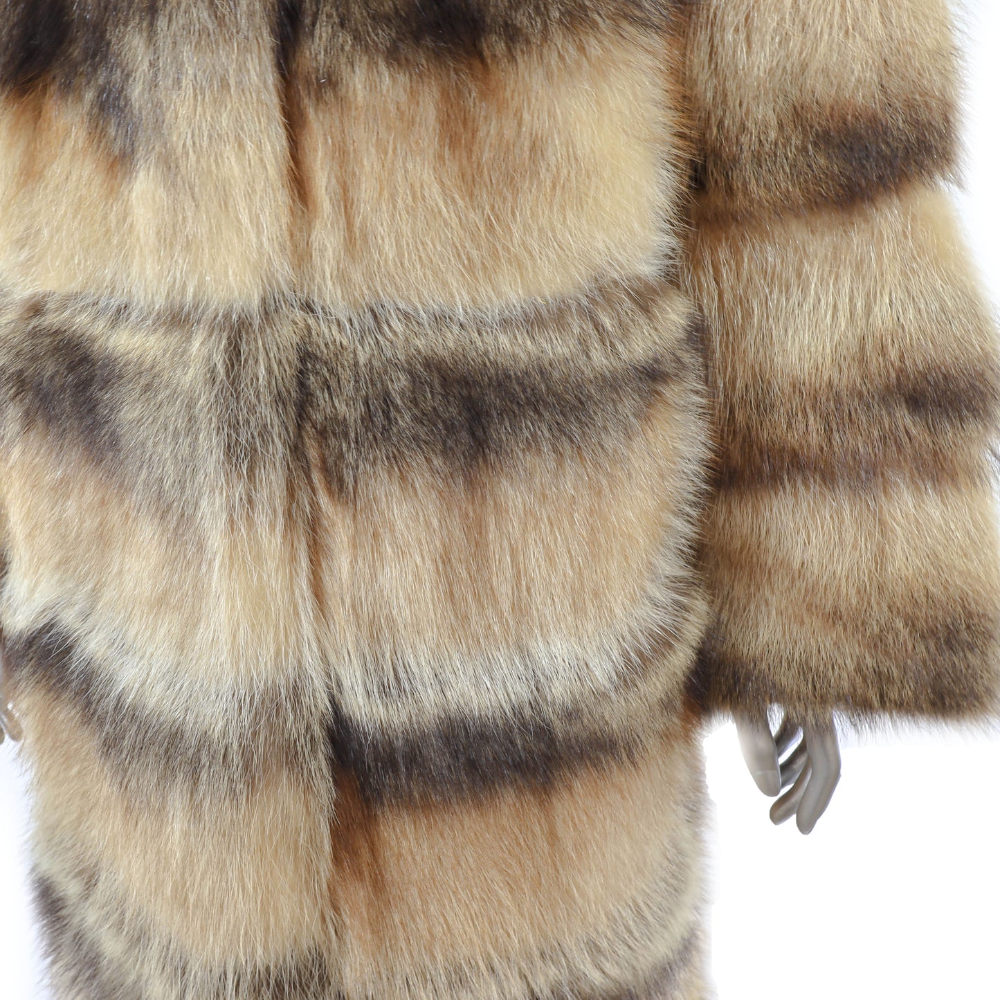 Blonde Raccoon Coat- Size L