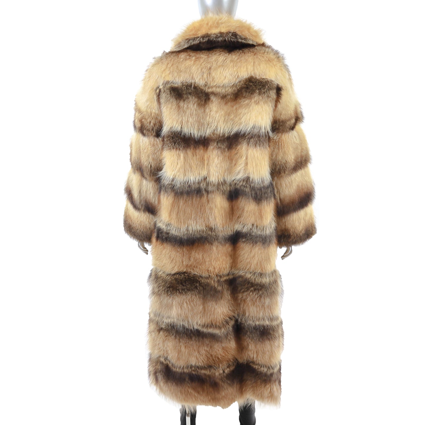 Blonde Raccoon Coat- Size L