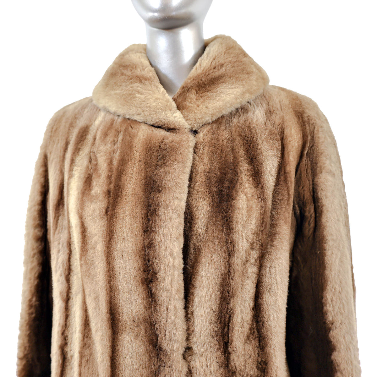 Sheared Raccoon Coat- Size L