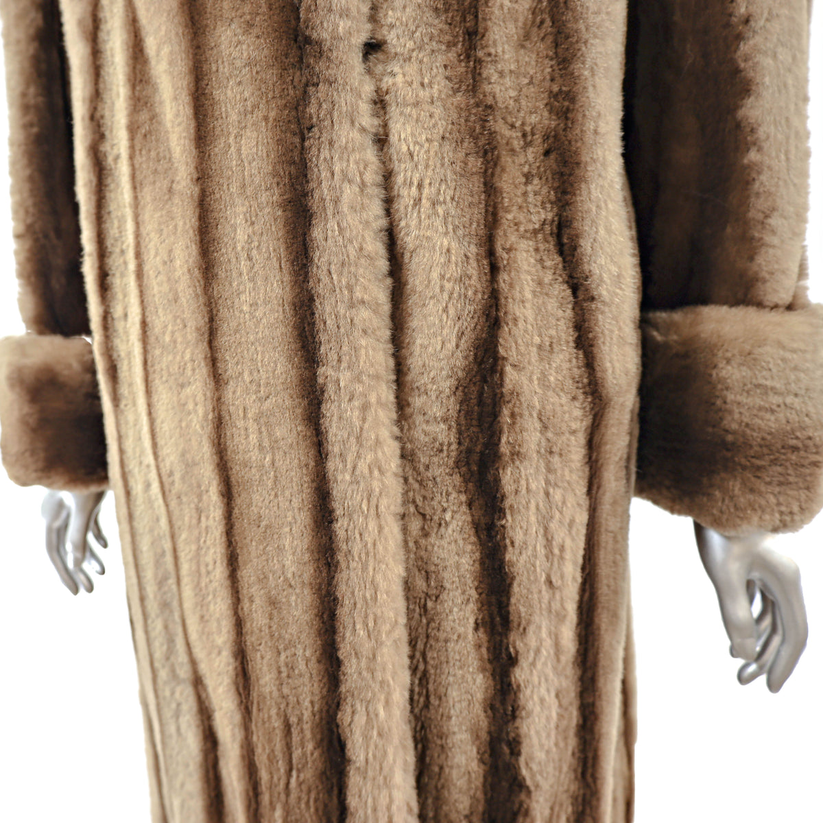 Sheared Raccoon Coat- Size L