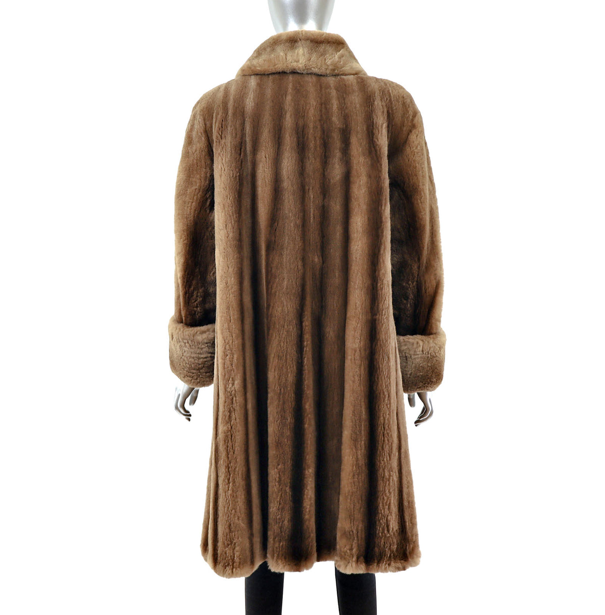 Sheared Raccoon Coat- Size L