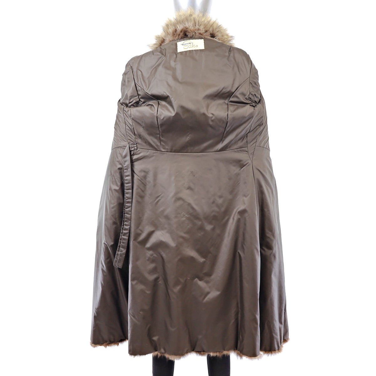 Raccoon Coat with Tanuki Trims- Size S