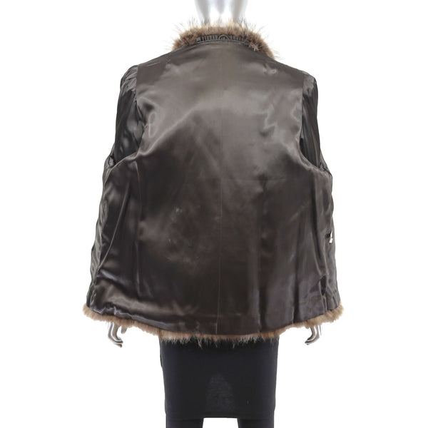 Raccoon Jacket- Size XL
