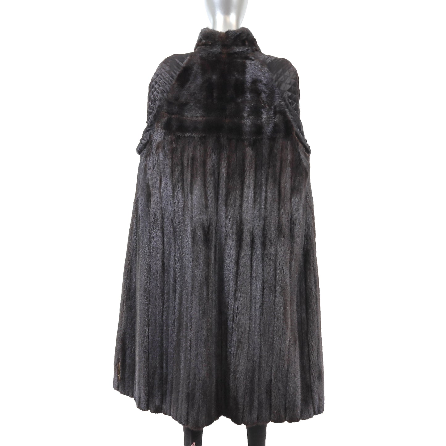 Raincoat with Mink Lining- Size XL