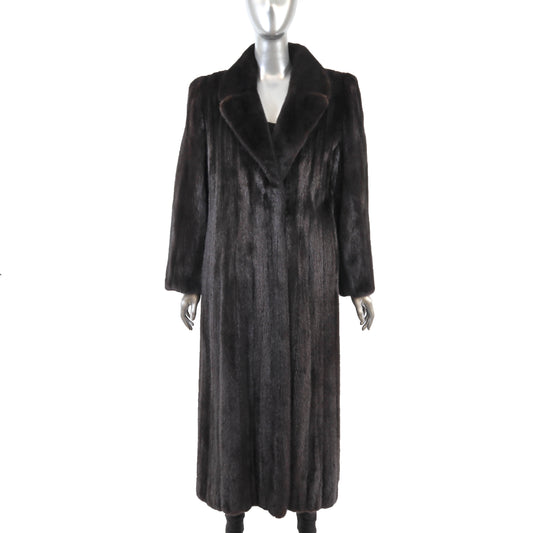 Blackglama Black Mink Coat- Size M-L