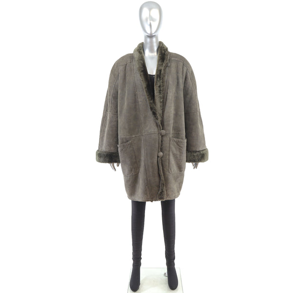 Shearling Coat- Size XL