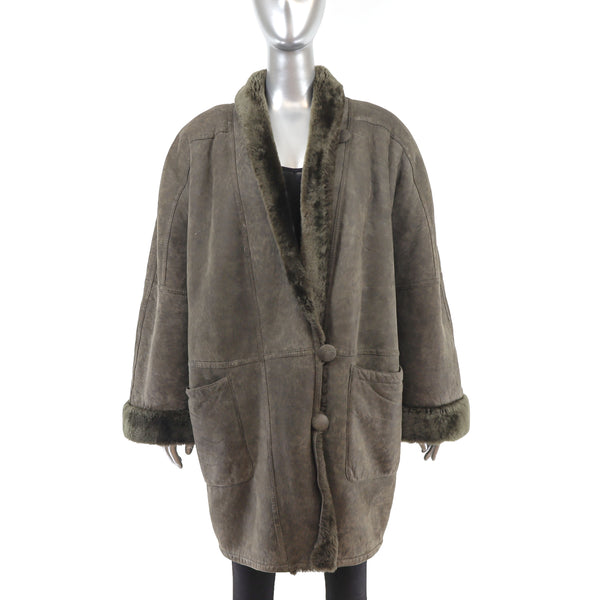 Shearling Coat- Size XL