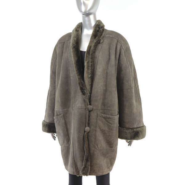 Shearling Coat- Size XL