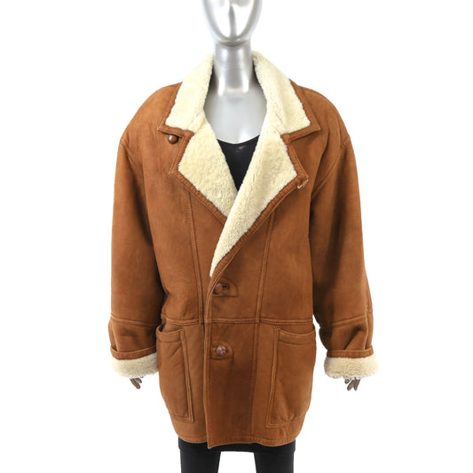 Men's Shearling Jacket- Size XL