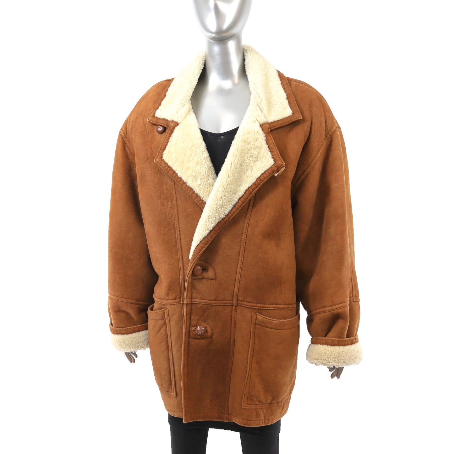 Men's Shearling Jacket- Size XL