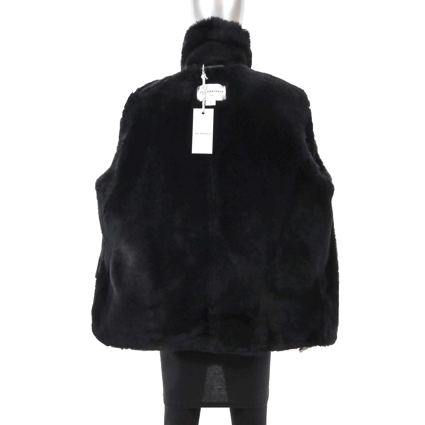 Black Shearling Jacket- Size M