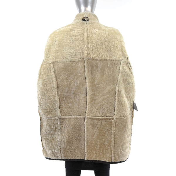 Men's Shearling Coat- Size L