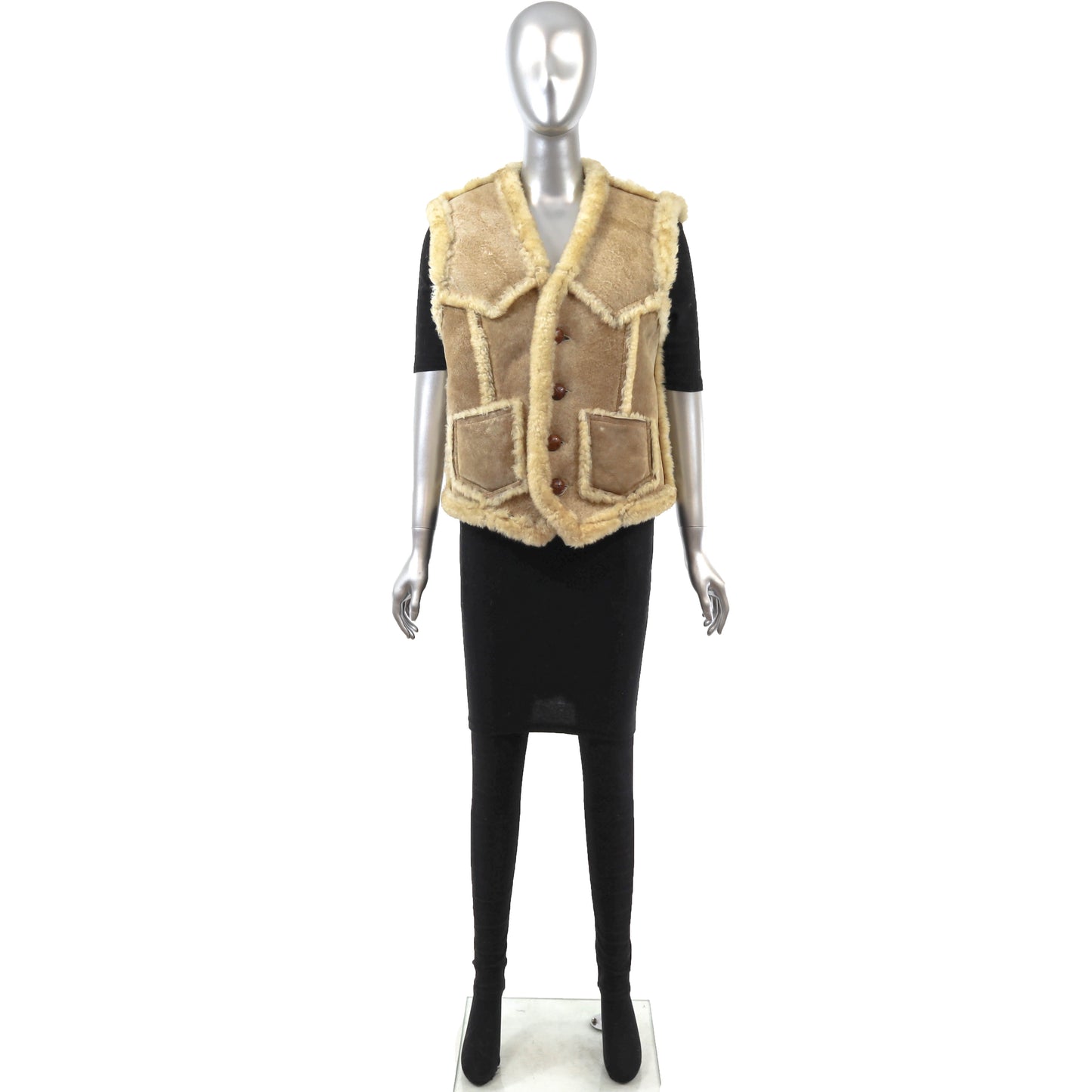 Shearling Vest- Size S