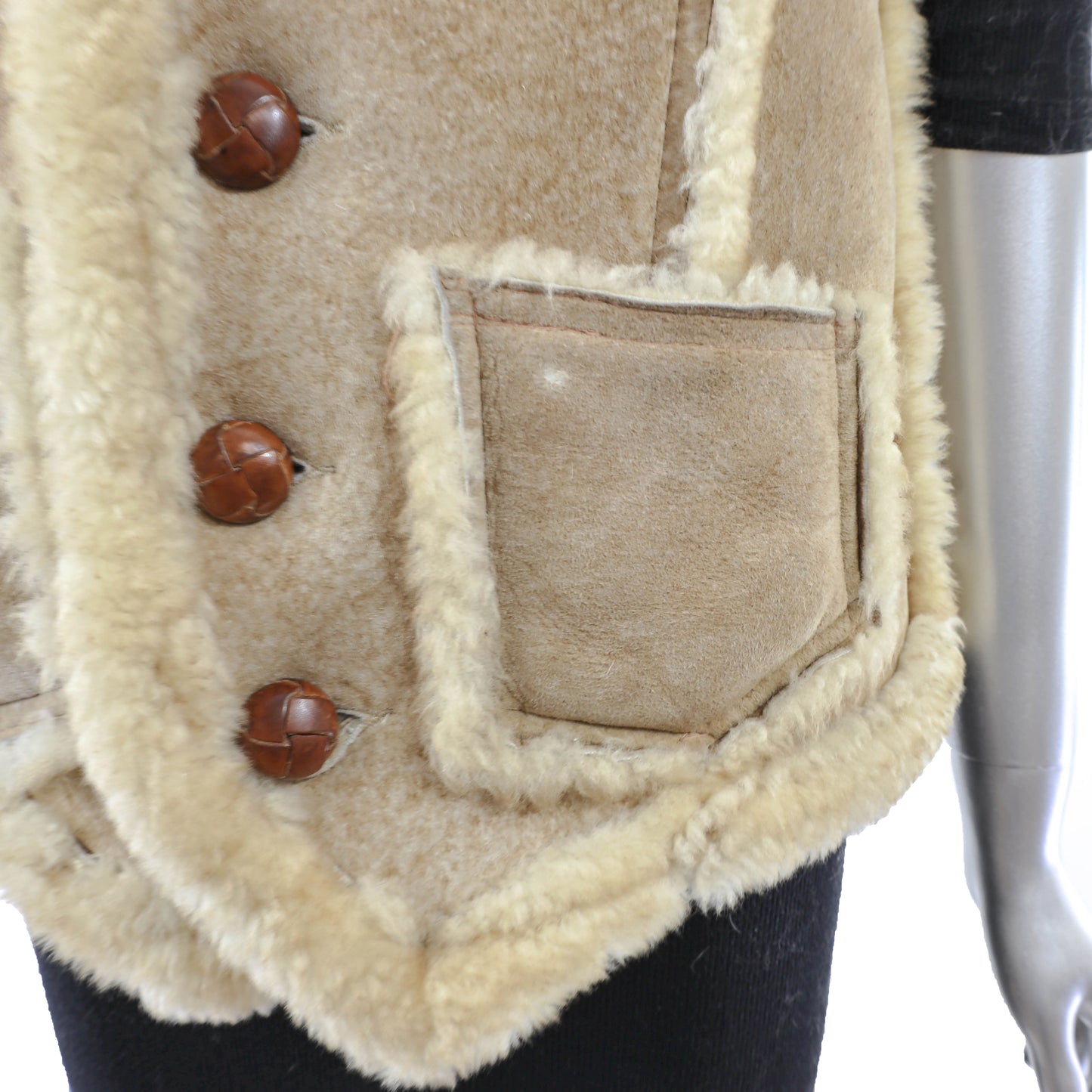 Shearling Vest- Size S
