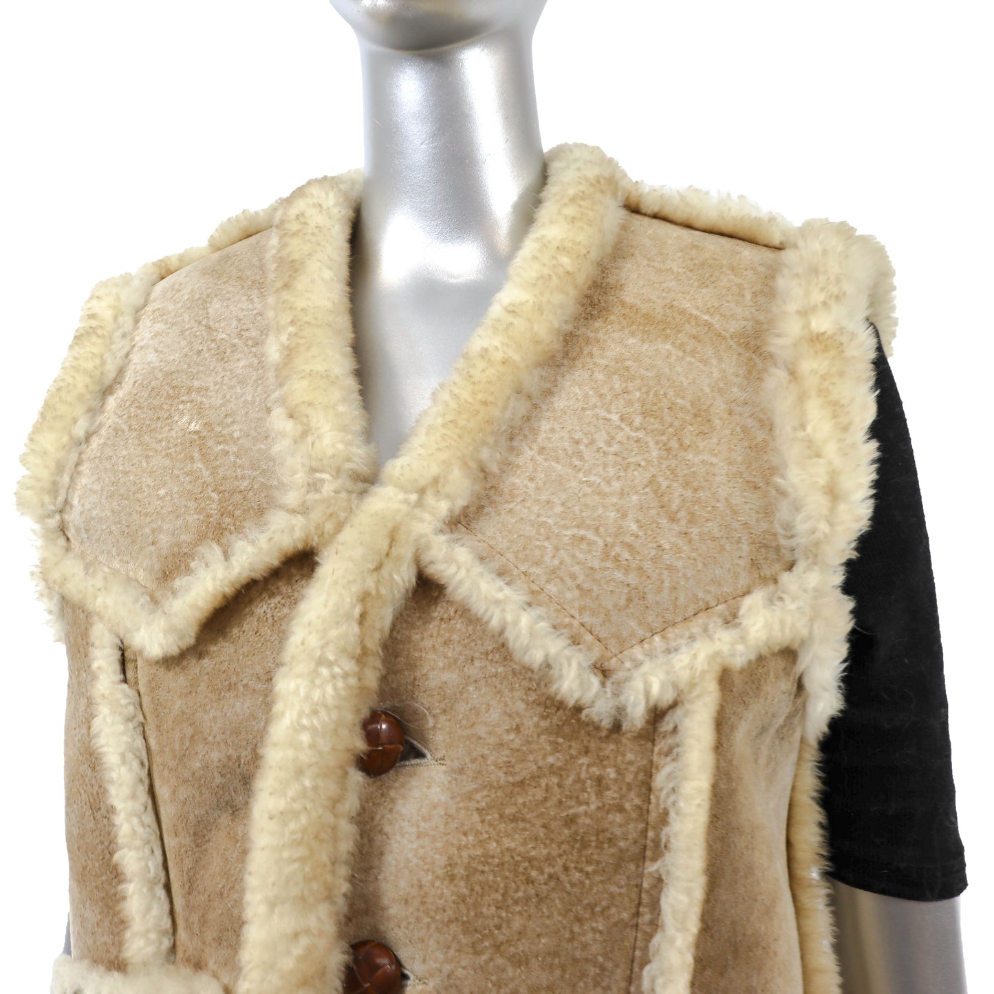 Shearling Vest- Size S