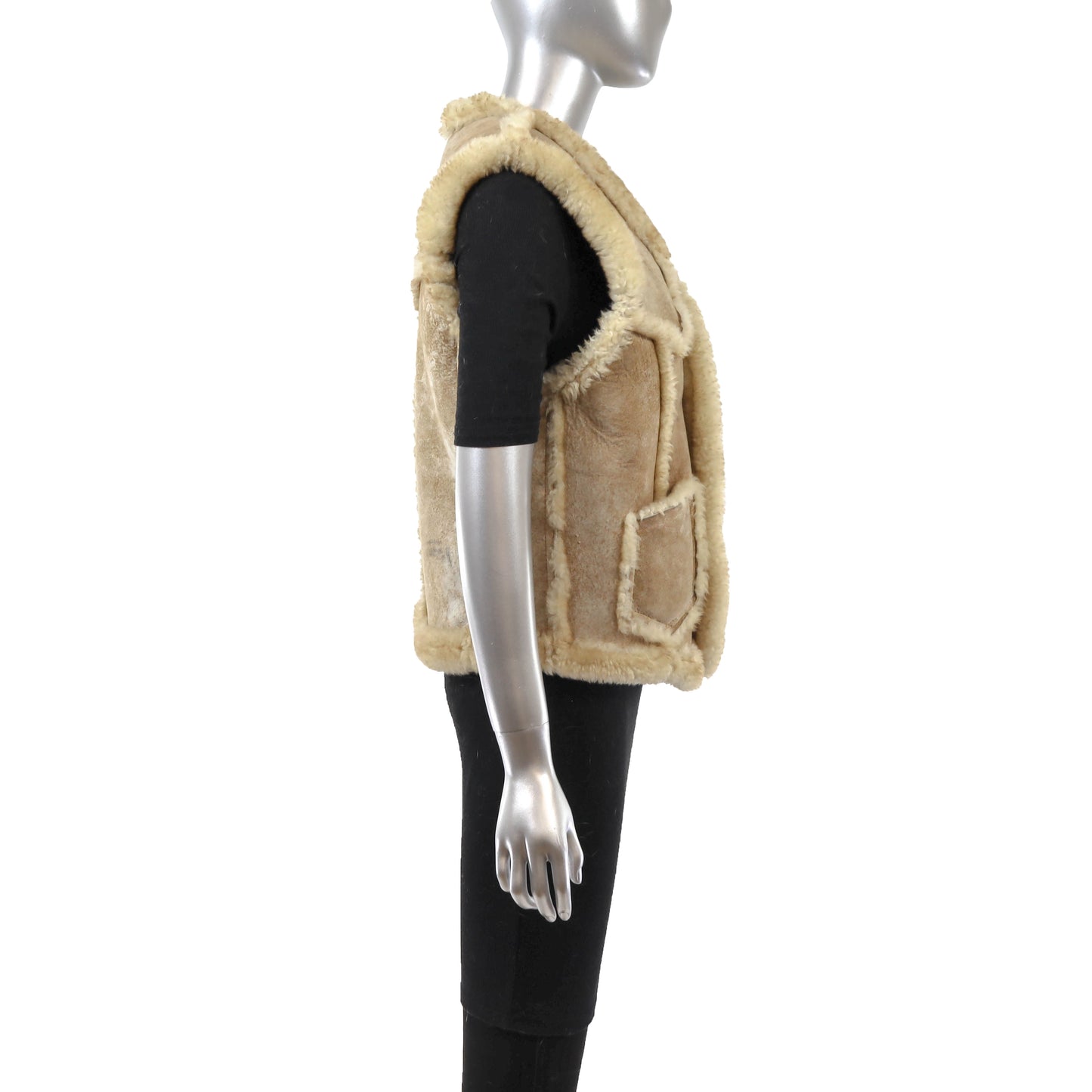 Shearling Vest- Size S