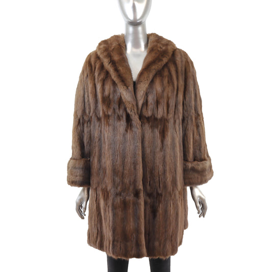 Squirrel 3/4 Coat- Size XL