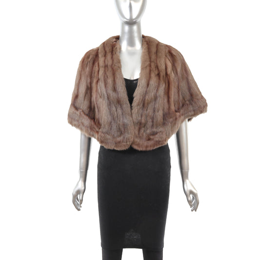 Brown Squirrel Stole- Size S