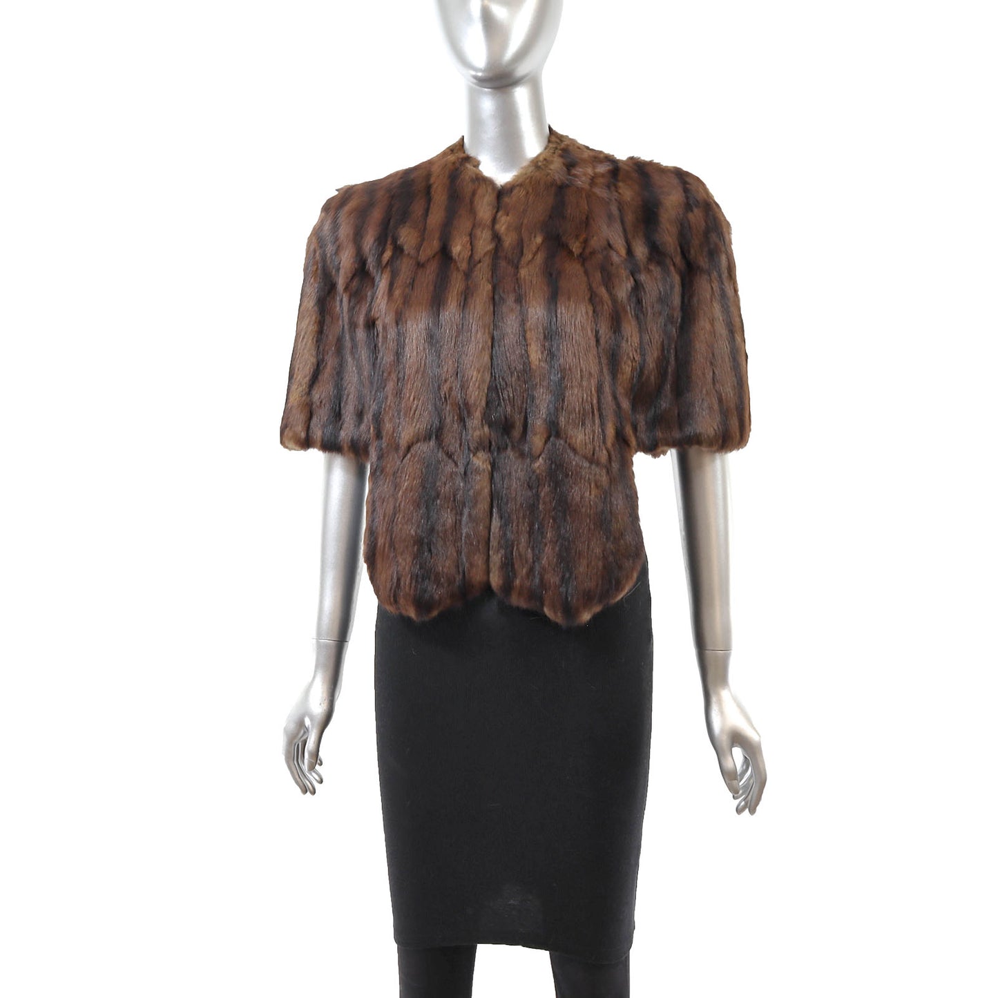 Brown Squirrel Stole- Size M