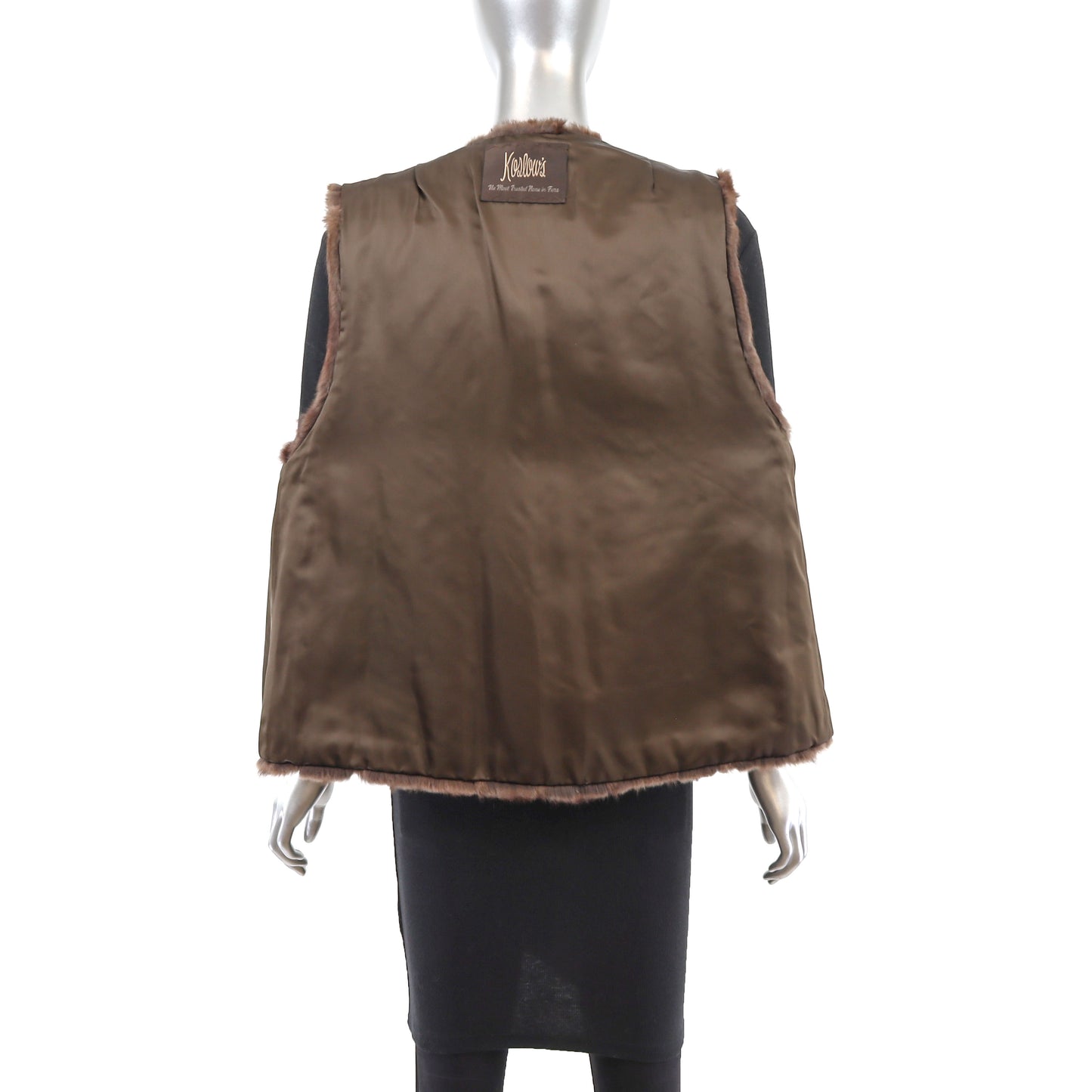 Brown Squirrel Vest- Size S