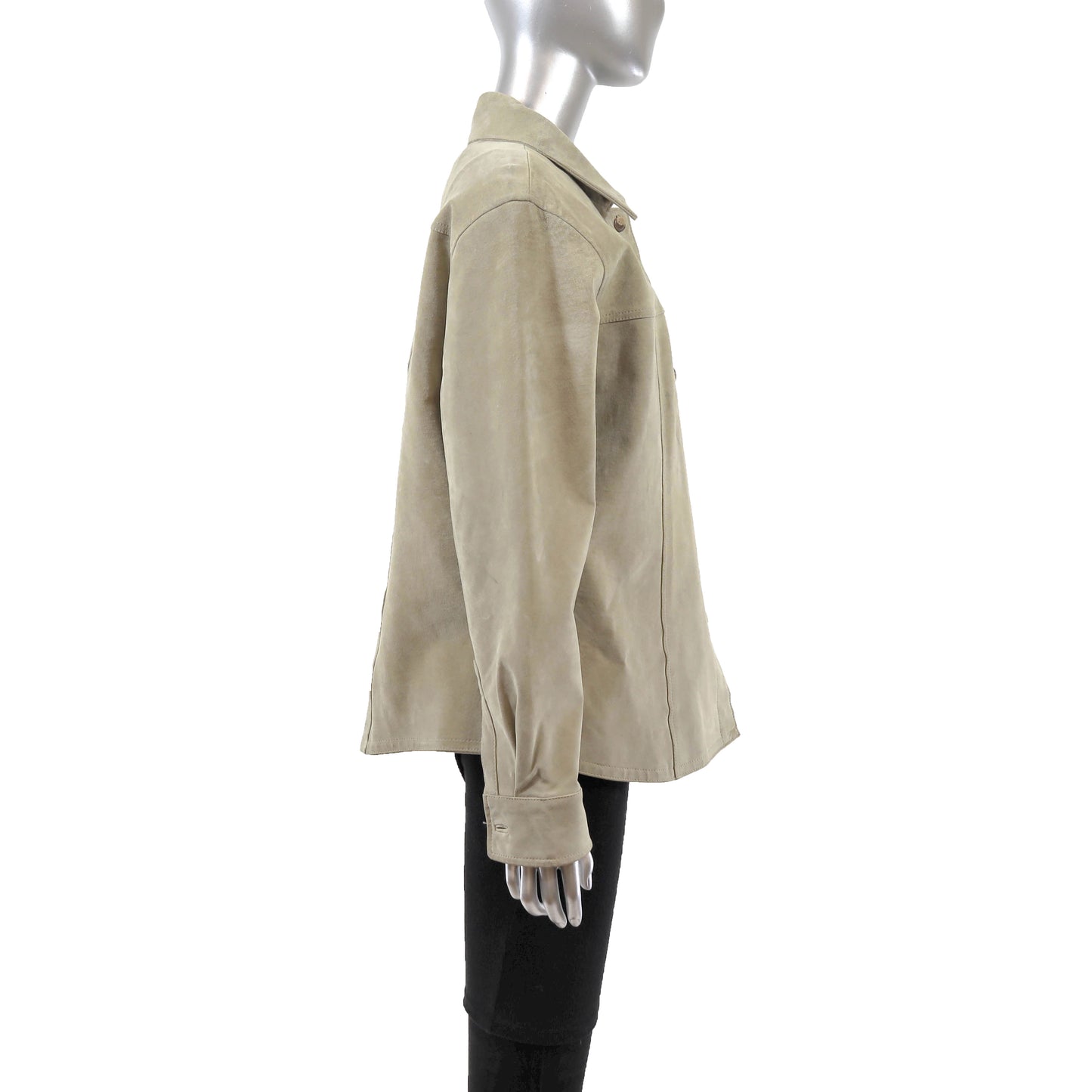Beige Suede Shirt- Size XL