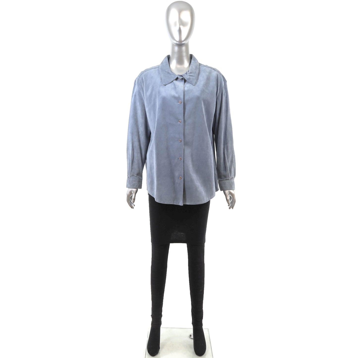 Blue Suede Shirt- Size M