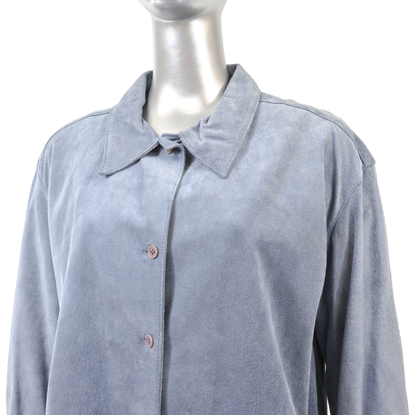 Blue Suede Shirt- Size M