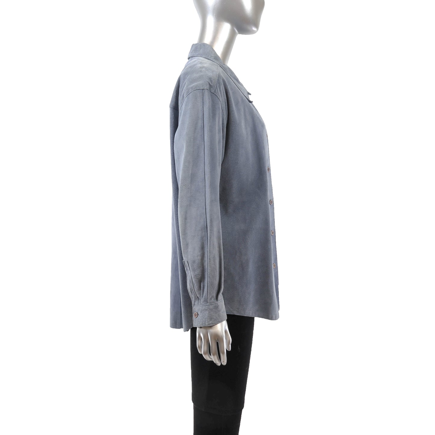 Blue Suede Shirt- Size M