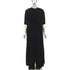 Black Velvet Coat with Pearl Mink Cuffs- Size M-L