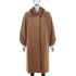 Wool Coat with Mink Lining and Sable Collar- Size XL