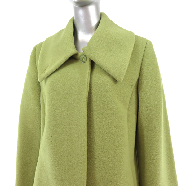 Green Wool Jacket- Size M