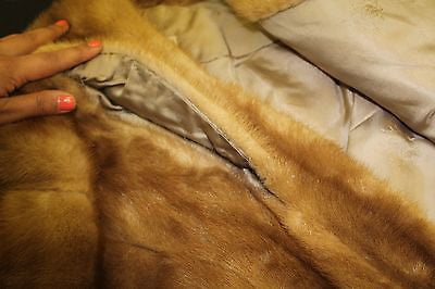 Pastel Mink Fur Stole Jacket Free Size