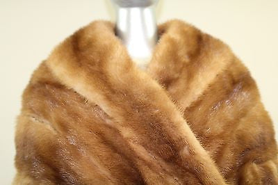 Pastel Mink Fur Stole Jacket Free Size